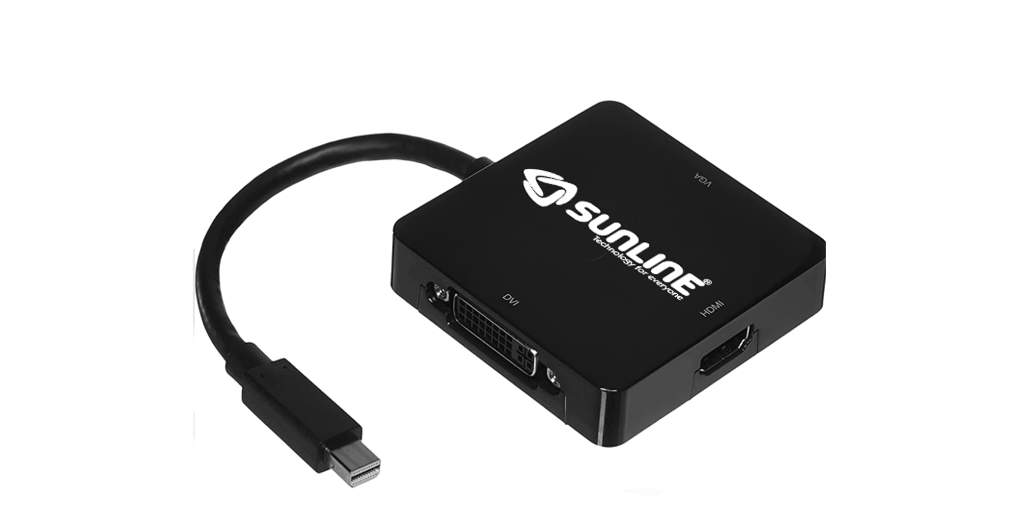 Sunline 170627 Mini Displayport-HDMI/VGA/DVI Dönüştürücü