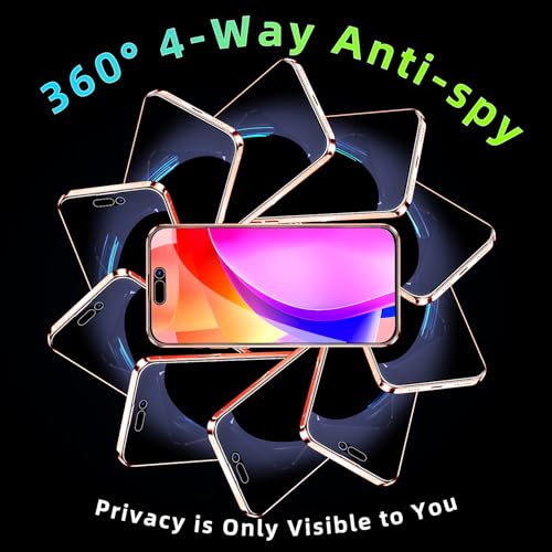 Image of MAYtobe 2-Pack 360 Degree Privacy Screen Protector for iPhone 17 Pro Max