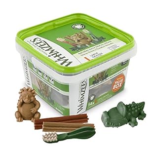 WHIMZEES Variety Box Mixed Shapes, Natural and Grain Free Dog Chews, Dog Dental Sticks for Large Breeds, 14 Pieces, Size…