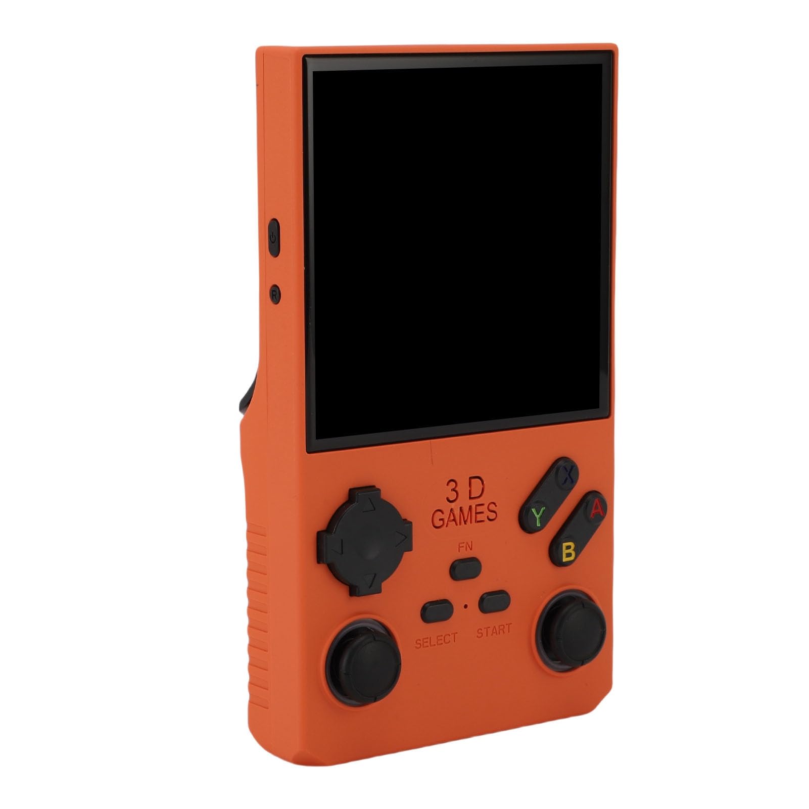 Annadue Console di Gioco Portatile da 4 Pollici, Console di Gioco retrò Portatile con Spazio di Archiviazione da 256 GB, Altoparlante da 8 W, 720x720, Open Source, per Videogiochi da Viaggio (ORANGE)