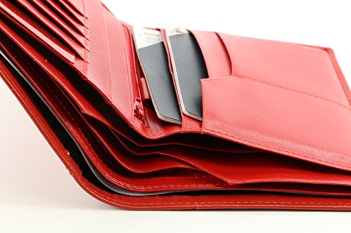 Image of Genuine Sheep Leather Smart Family Size Passport Travel Wallet /Holder - (So Good)