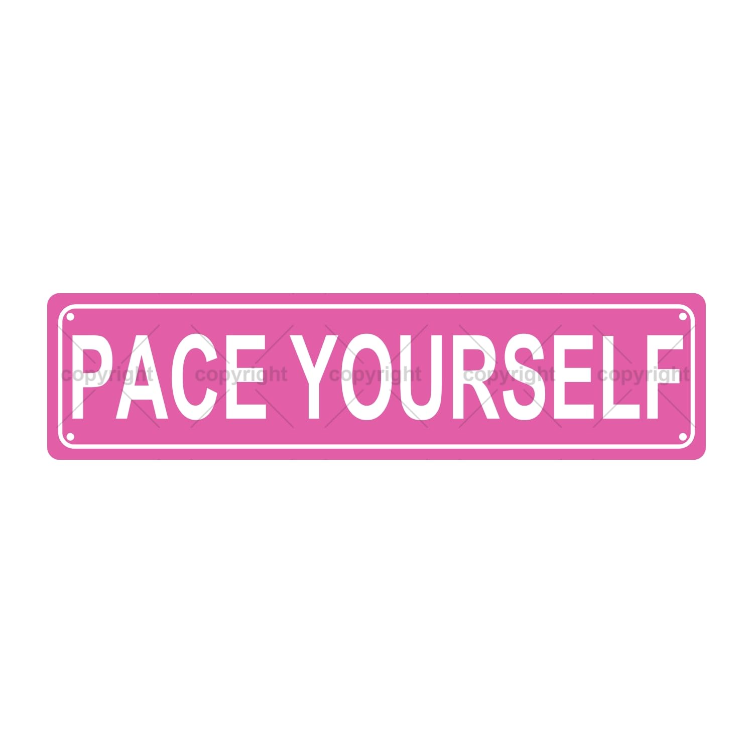 PACE Yourself Opinion Metal Tin Street Sign Bar Cafe Garage Cave Home Room Wall Bathroom Farmhouse Garden Porch Patio Decor,4x16 Inch