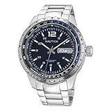 nautica mens watches sale Parte trasera: de rosca. Nautica Men\'s Quartz Stainless Steel Strap, Silver, 22 Casual Watch (Model: NAPP39F10)
