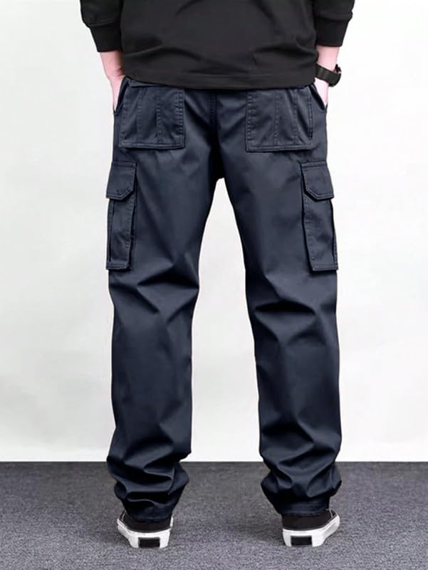 Image of Amazon Brand - INKAST Men Multi-Pocket Cargo Pants Casual Fit Trousers Stylish Cargo Trousers