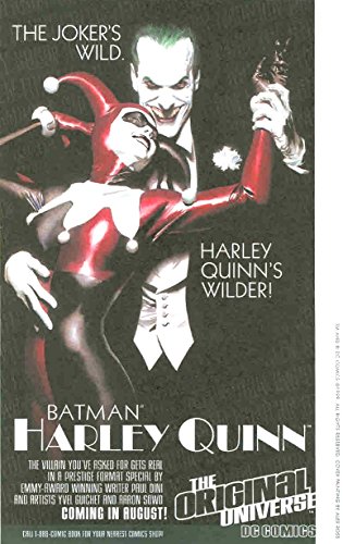 Print Ad: Batman: Harley Quinn - The Joker's Wild. Harley Quinn's Wilder! - Iconic Alex Ross Art! Must See!