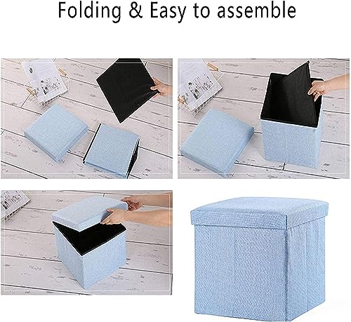 Repose-pieds ottoman pour optimiser les petits espaces et ranger - 6