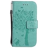 Einzigartiges Grafikdesign,Design wie Wallet,kann Karten legen,Kinderleicht zum Anbringen und Entfernen