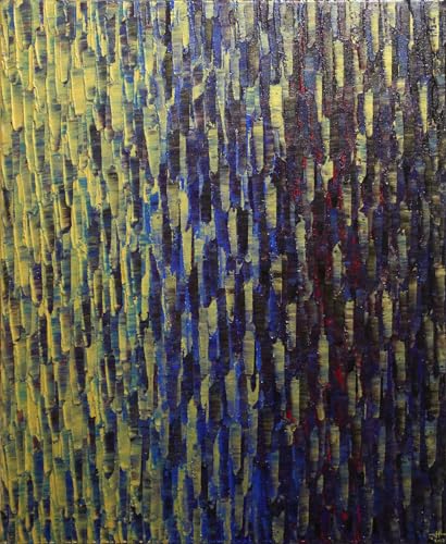 Œuvre d'art originale sur toile pour réveiller un mur blanc triste 61x50