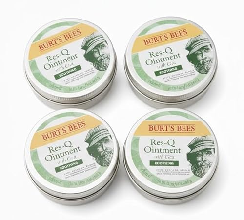Burt's Bees 100% Natural Origin Res-Q ointment w/Cica (4 Pack)