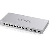 Zyxel 12-Port Multi-Gig Switch | Web-Managed | 2x 2.5G + 2x 10G SFP+ Ports | Desktop or Wall Mount [XGS1210-12]
