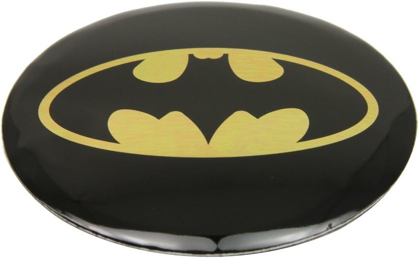 BATMAN BLACK 56.5mm Car Wheel Hub Caps Center Stickers Emblems Cambered Surface G060 4PCS