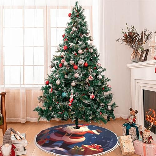 Jupe de sapin de Noël 121 cm de qualité supérieure pour décoration - 8