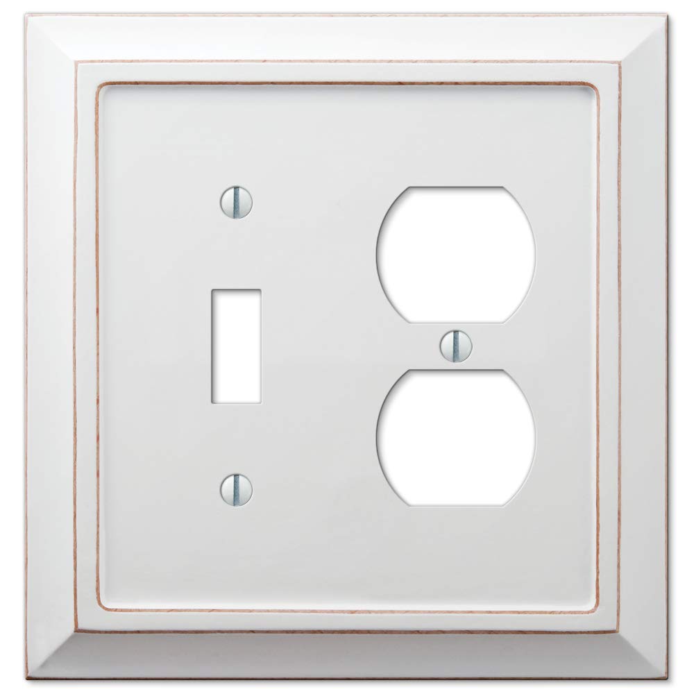 Placa de pared AmerTac 4040TDDW para tapar imperfecciones y grietas alrededor del interruptor