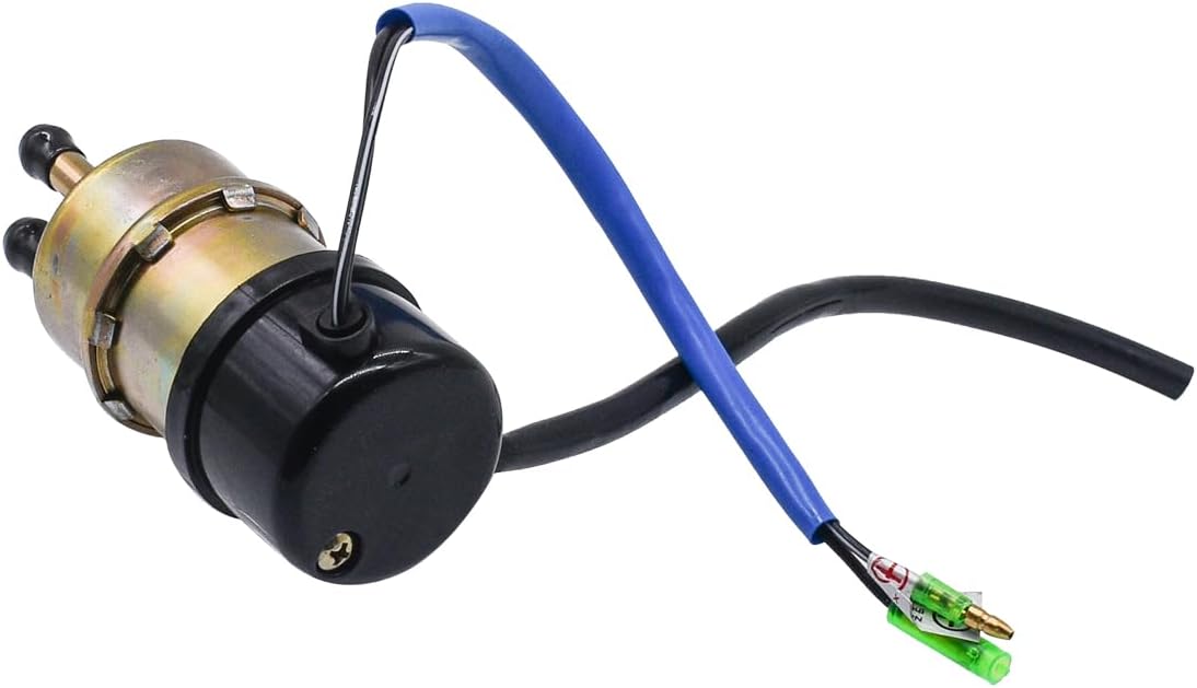 49040-1055 12V Electric Fuel Pump with 27034-1053 Cut Off Relay for Kawasaki Mule 1000 2500 2510 2520 3000 3010 3020 8mm In/Outlet