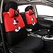 Xljh 12 stücke Niedlichen Cartoon Universal Autositzbezug Mickey Sitzbezüge Innen Zubehör Sandwich Stoff Auto Seat Protector,D