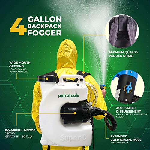 PetraTools Electric Fogger Machine for Disinfecting, Mosquito Fogger Machine, Insect Fogger