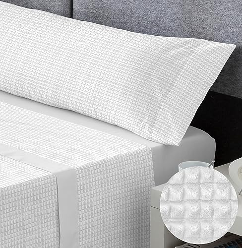 DECASATEXTIL – Juego de sábanas coralina Extra Suave- Tacto Microlina– Sabanas de Invierno - Doble perchado – Sabana Bajera, encimera y Funda Almohada - Cama 180 cm - Tesla Gris