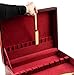 Royalty Art Red Tarnish-Free Silverware Storage Box with Pull-Out Drawer, 15