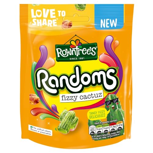 Rowntree's Randoms Fizzy Cactuz 130g miniatura 1