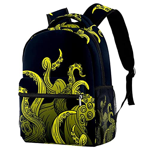 Sac à dos décontracté femme grand format motif loup galaxie