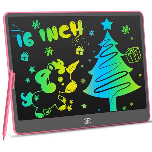 LCD Schreibtafel Spielzeug für Kinder,16 Zoll Farbenfrohes...