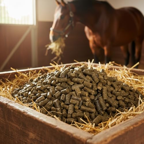 Agrarzone Premium Heucobs - Von Frischen Alpenwiesen – Raufutter & Heuersatz für Pferde - 100% Gentechnikfrei & Staubfrei - Pferdefutter bei Allergien, Senioren & Atemwegsproblemen