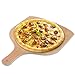 2 Pack Wooden Pizza Peel, 12 inch Large Pizza Paddle Set for Oven, Stone, Pan or Grill, Spatula for Baking Bread and Cake - Indoor & Outdoor
