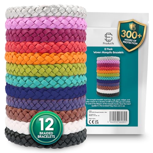 Image of SC Products DEET Free Waterproof Anti Mosquito Repellent Bracelet (12-Pack)