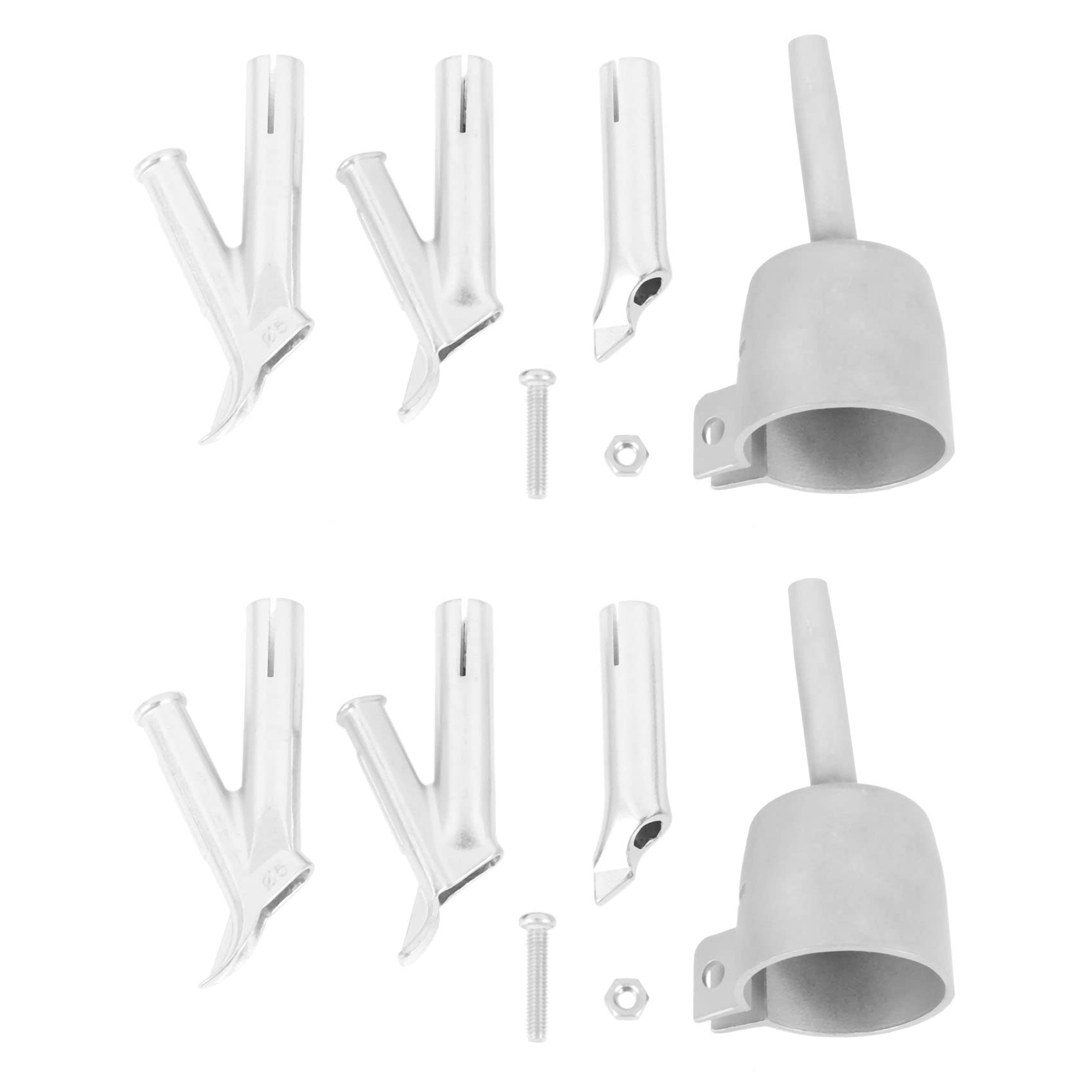 Buse de soudage triangulaire PVC lot de 8 têtes de rechange 5mm en Y pour pistolet air chaud