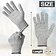 AUYAO Schnittschutzhandschuhe Schnittschutzhandschuhe Level 5Schutz Schnittfeste Handschuhe für den täglichen Gebrauch Lebensmittelecht Küchenhandschuhe Arbeitshandschuhe Schnitzhandschuhe (Grau,24cm)