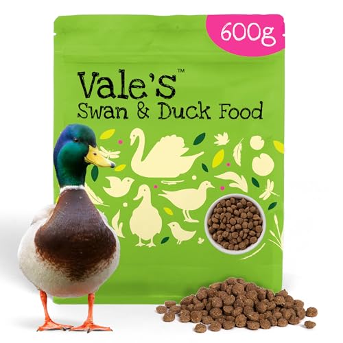 Vales Swan & Duck Food 600g Floating Feed for Wild Ducks Suitable and Nutritious Duck and Swan Food Perfect Alongside Their Natural Diet - Bird Feed for Waterfowl