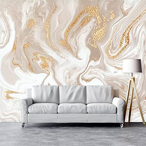 Self Adhesive Peel And Stick Wallpaper Pvc Print Wall Mural Beige Liquid Marble Canvas Abstract Painting Background With Gold Line Home Removable Wall Decal For Living Room Poster Sticker #TOP6
