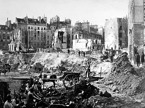 Drilling of the Avenue De L'opera par Charles Marville, impression d'art mural haut de gamme
