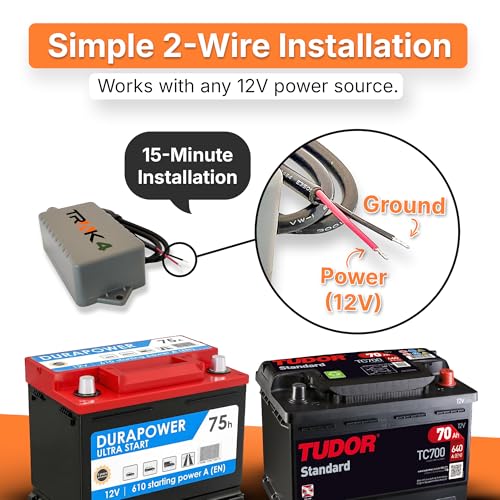 Image of Trak-4 12v Hardwired GPS Tracker. Durable, Reliable Track Trailers, Equipment, Vehicles, Assets. Long Battery Life, Waterproof, Worldwide. Low-Cost Subscription Required.