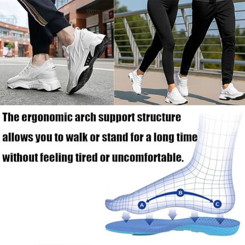 Tallure Sneakers for Women Men Invisible Lift 1.5"/2.4"/3"/4" Non Slip Sneaker Lightweight Breathable Athletic Shoes3