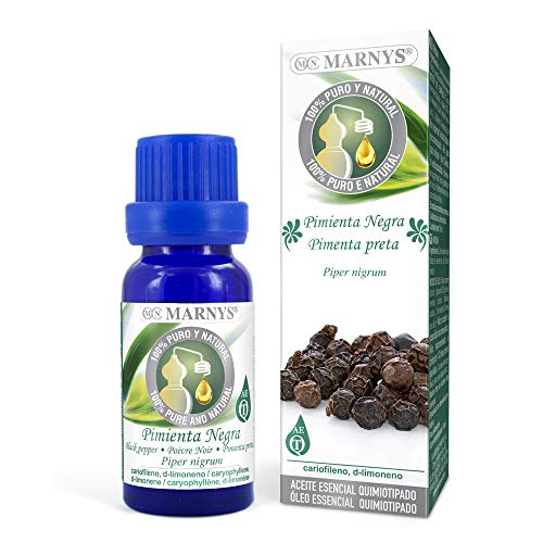Marnys Aceite Esencial Pimienta Negra 100% Puro Quimiotipado 15Ml
