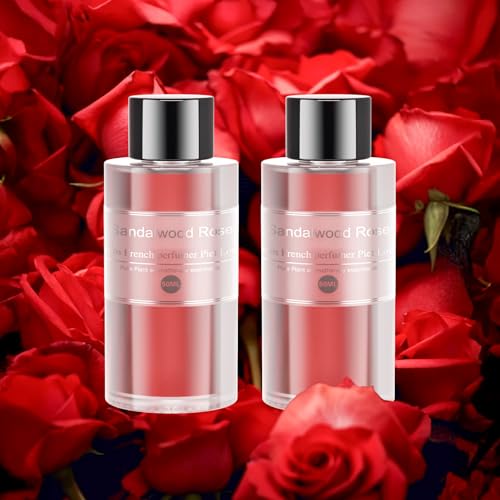 Image of Amor Lyris 2 Packs Essential Oil Refill for Smart Car Air Freshener, 3.5OZ Car Diffuser Refill, Aromatherapy Perfume Refill Can be Used for 4-8 Months, Made with Natural Plant Extracts, Rose