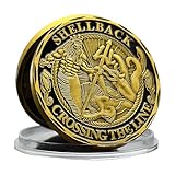 Medalla De Bronce Del Ejército De EE. UU., Moneda Conmemorativa De Concha De Tridente Poseidón, Colección De Manualidades