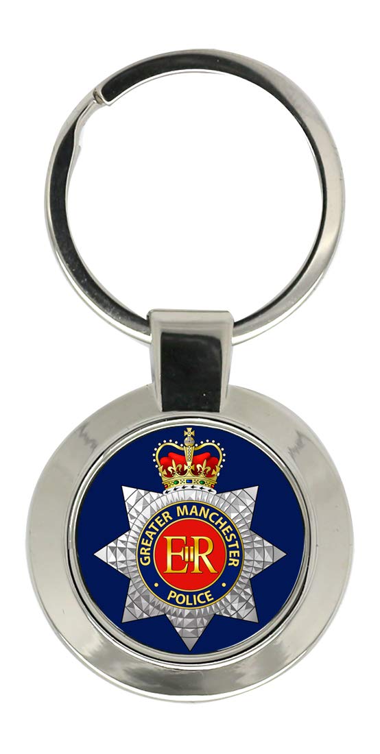 Giftshop Uk Unisex Silver Coloured Metal Greater Manchester Police Key Ring