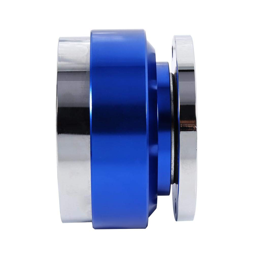 Gorgeri Volante universale standard con bullone a sfera a 6 fori Adattatore per a sgancio rapido Kit borchia a scatto Kit volante opzionale Nero Blu Rosso (Blu)