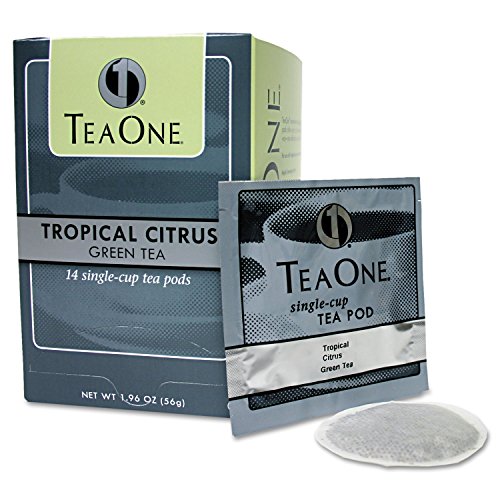 Té verde tropical en cápsulas, 14 unidades