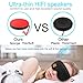 MOITA Sleep Headphones Bluetooth Sleep Mask, 3D Sleeping Eye Mask with Built-in Sponge Speakers, Wireless Bluetooth Headphones Sleep Mask for Sleeping, Napping, Travelling, Yoga, Meditation (Black)