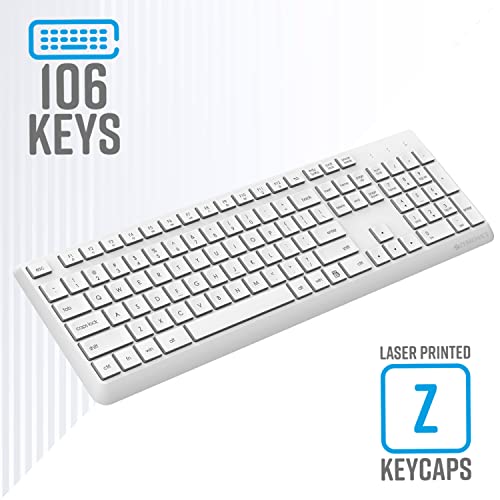 Zebronics Companion 200 Wireless Combo with Silent Operation Mouse, Full Size Keyboard, 1600 DPI, Integrated Multimedia, ON/Off, Power Saving Mode, 2.4GHz Nano Receiver and Plug Play Usage (White) Zebronics Companion 200 Wireless Combo with Silent Operation Mouse, Full Size Keyboard, 1600 DPI, Integrated Multimedia, ON/Off, Power Saving Mode, 2.4GHz Nano Receiver and Plug Play Usage (White)