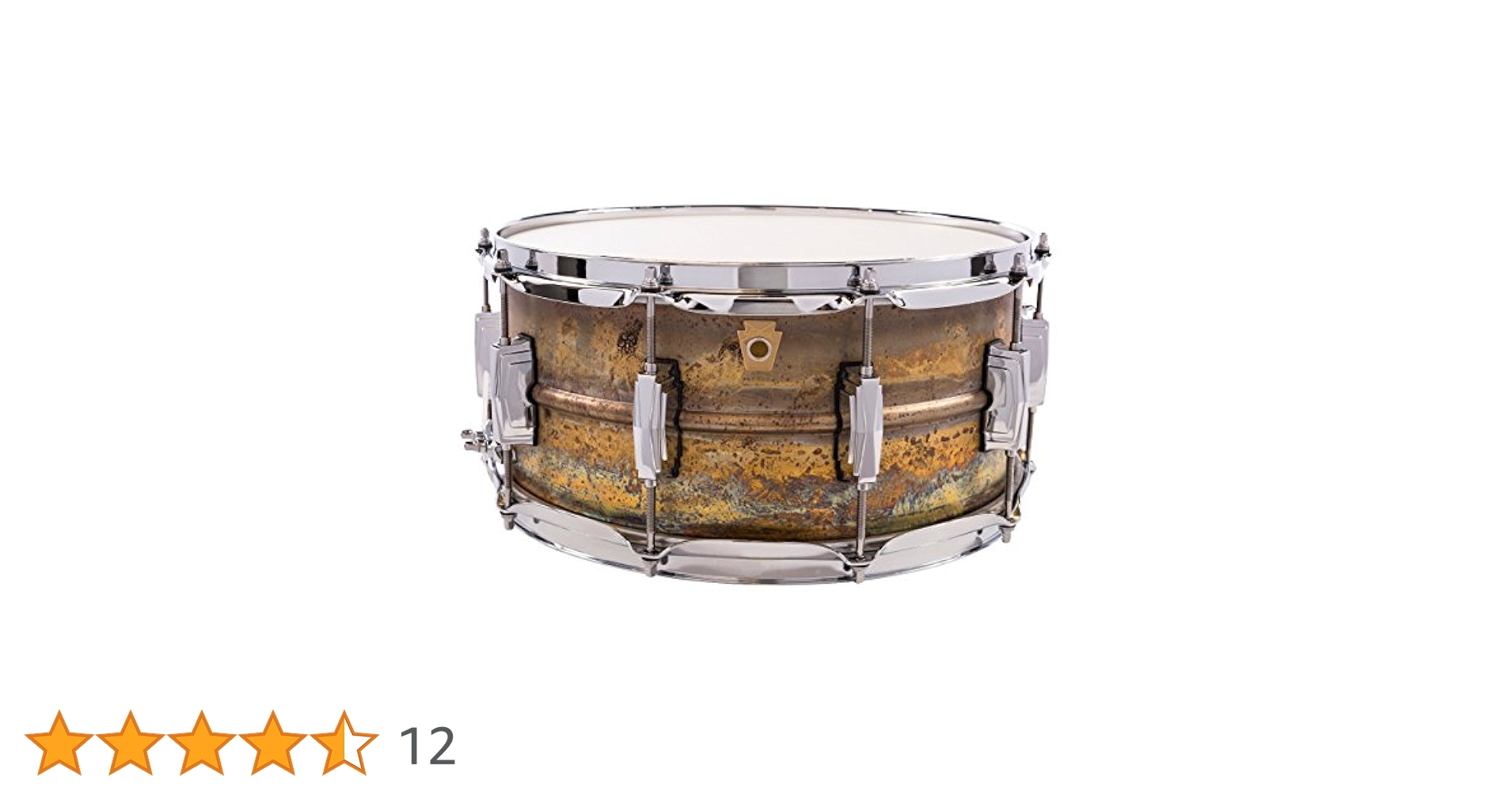 Amazon.co.jp: ラディック Ludwig スネアドラム ロウブラス