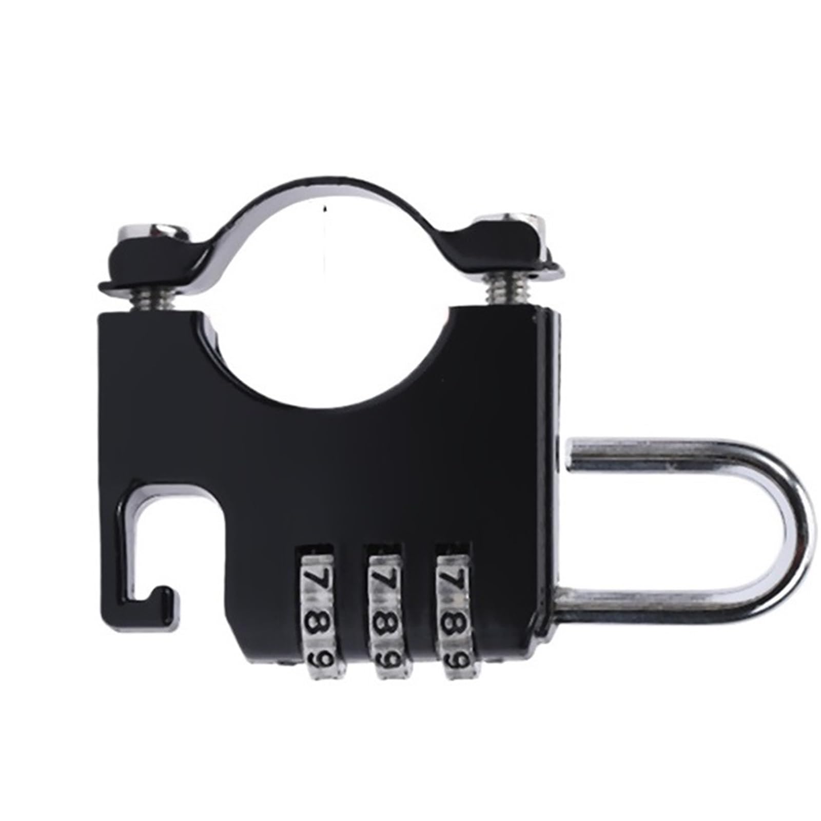 Motorcycle Handlebar Lock Fit for Handlebar Helmet Combination Lock Riding Accessories Motorcycle 3 Digit Code Anti-Theft Scooter Motorbike Lock Security