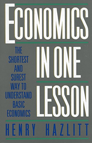 Economics In One Lesson (1979 Edition): ISBN 05... B009PT0QFG Book Cover
