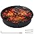 36 inch Fire Pit Ring for Outside, Heavy Duty Metal Steel Round Firepit Rim Insert for DIY Fire Pits, Outdoor Above or In-Ground, Camping Garden Patio Backyard