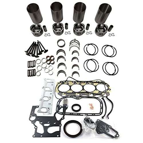 Qyljday 4JA1 4JA1T Engine Overhaul Rebuild Kit STD fits Isuzu Engine