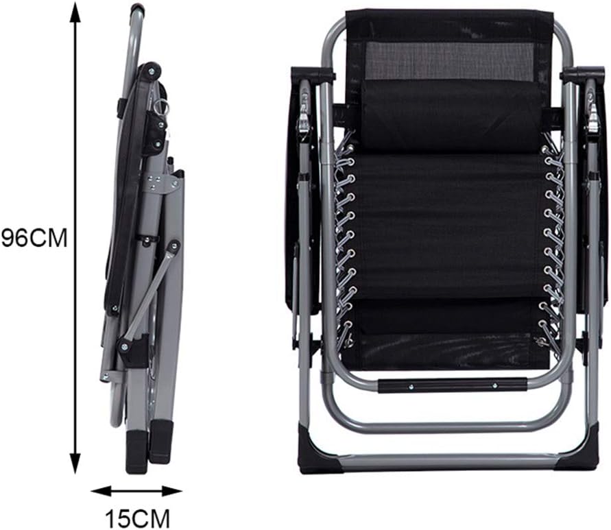 Brown Relaxer Recliner Chairs Zero Gravity Chairs Deck Chairs Sunbed Folding Super-Width Reclining Beach Garden Chair with Cushions for Outdoor Patio