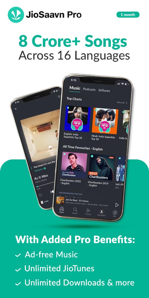 SAAVN JIOSAAVN PRO MONTHLY - Redeemable (Instant Email Delivery) | Available Only in India (B0BZZCJSVL) Amazon Price History, Amazon Price Tracker